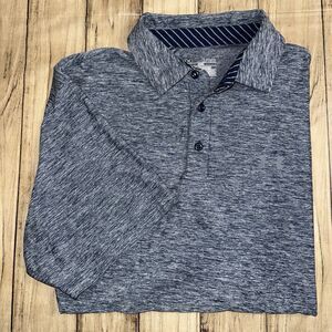 Under Armour Men’s Heather Blue Size 2XL Heatgear Loose Fit Polo Shirt